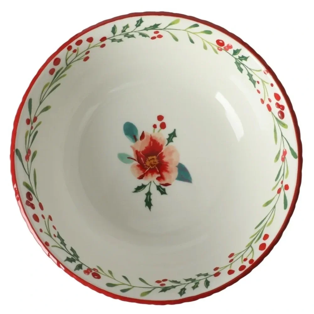 The Pioneer Woman Merry Meadow red holiday Dinnerware Set